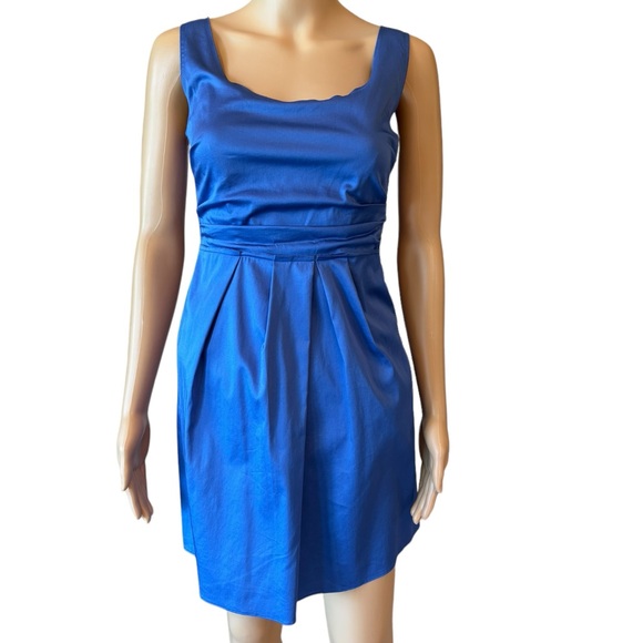 🎁 Elie Tahari Blue Bayou Riley Dress Size 2 - Picture 2 of 5